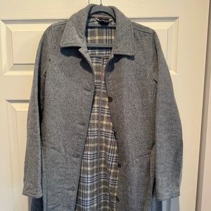 Abercrombie & Fitch Gray Wool Pea Coat